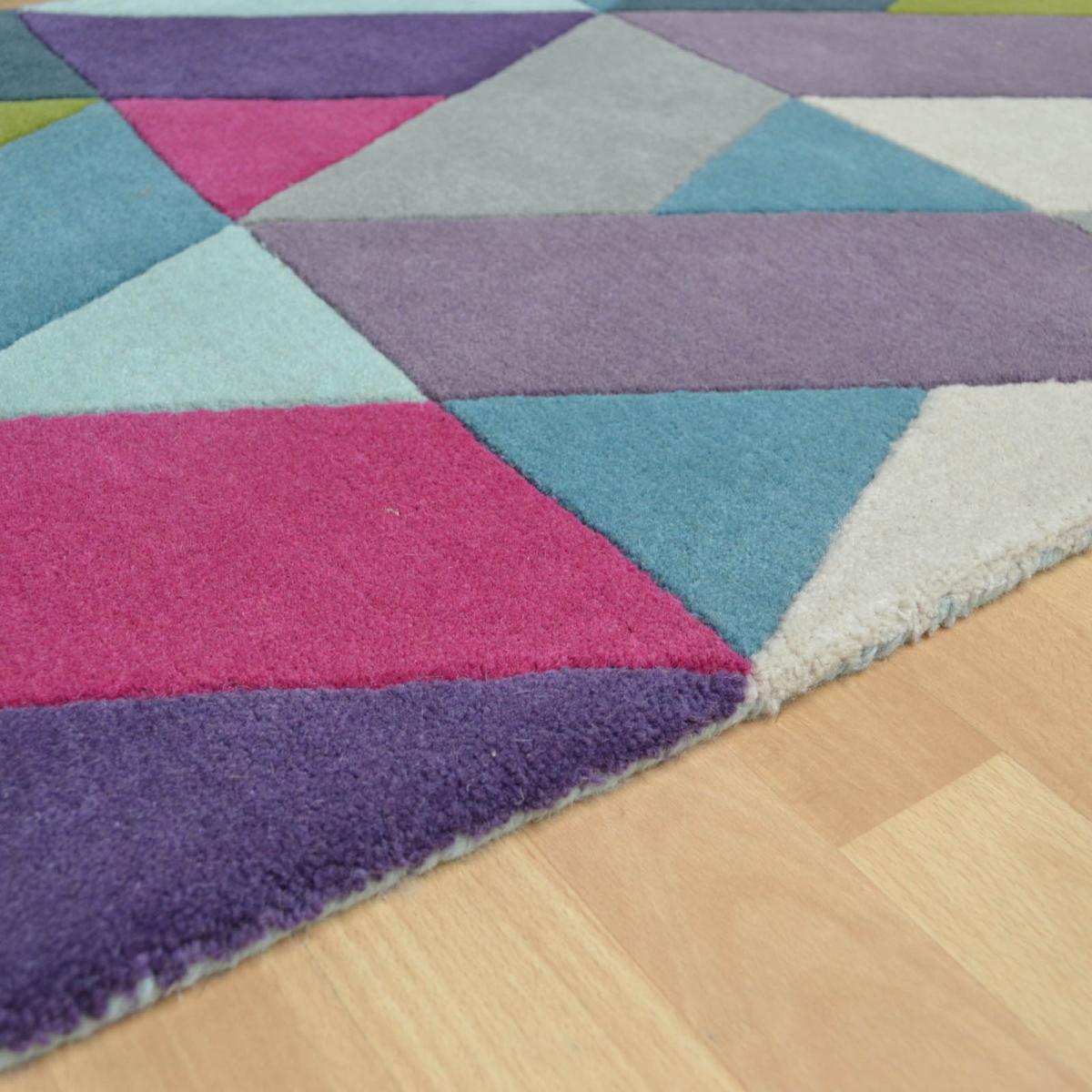 Funk Chevron Hallway Runners in Blue and Green&nbsp;70x200cm – image 3