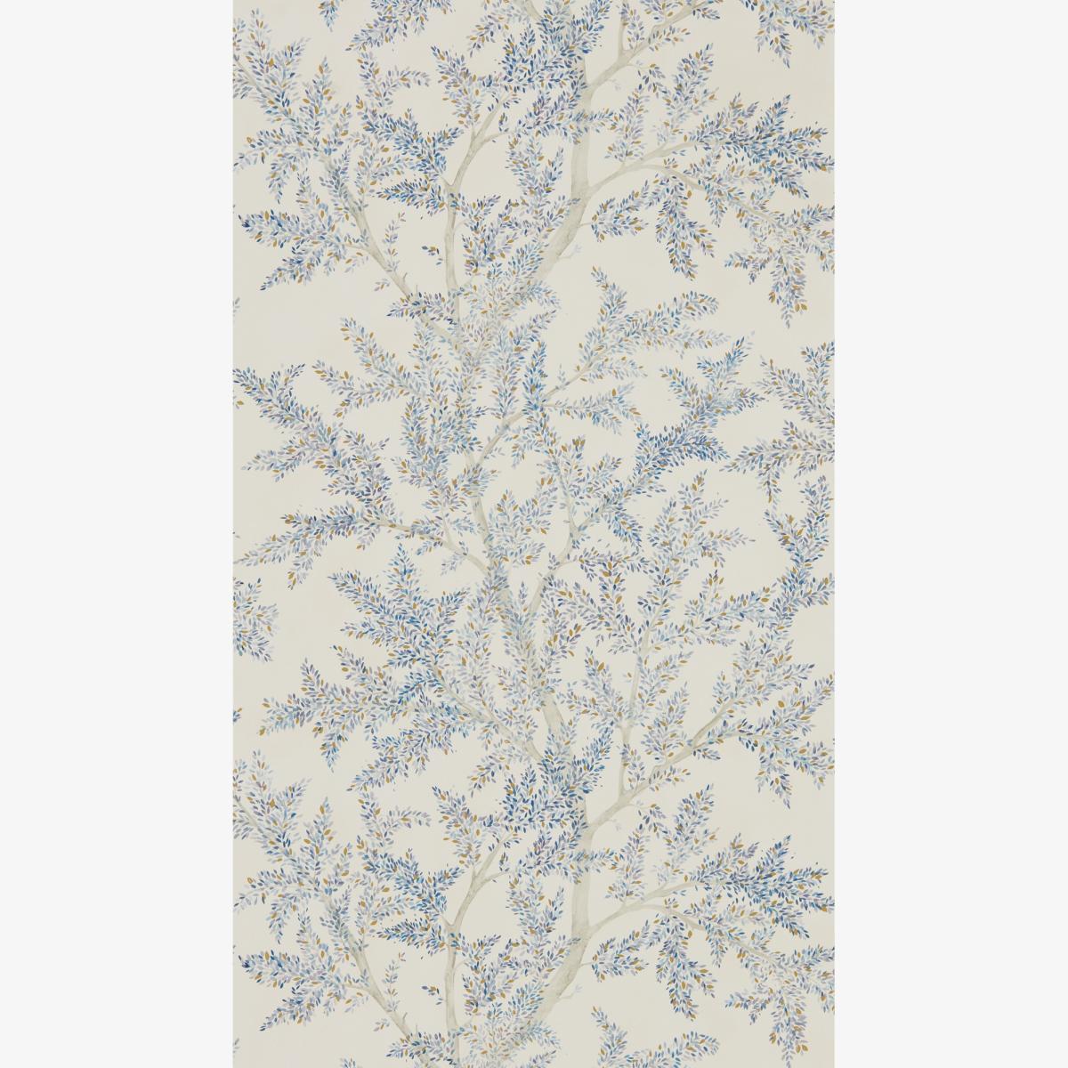 Farthing Wood Wallpaper 216613 by Sanderson in Cobalt Blue Roll