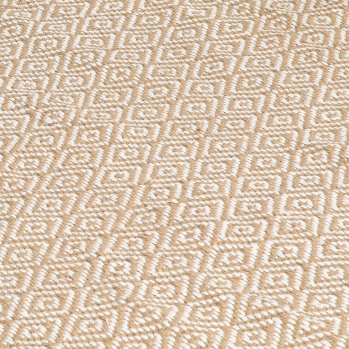 Henley Geometric Diamond Jute Rugs in Natural120x180cm – image 2