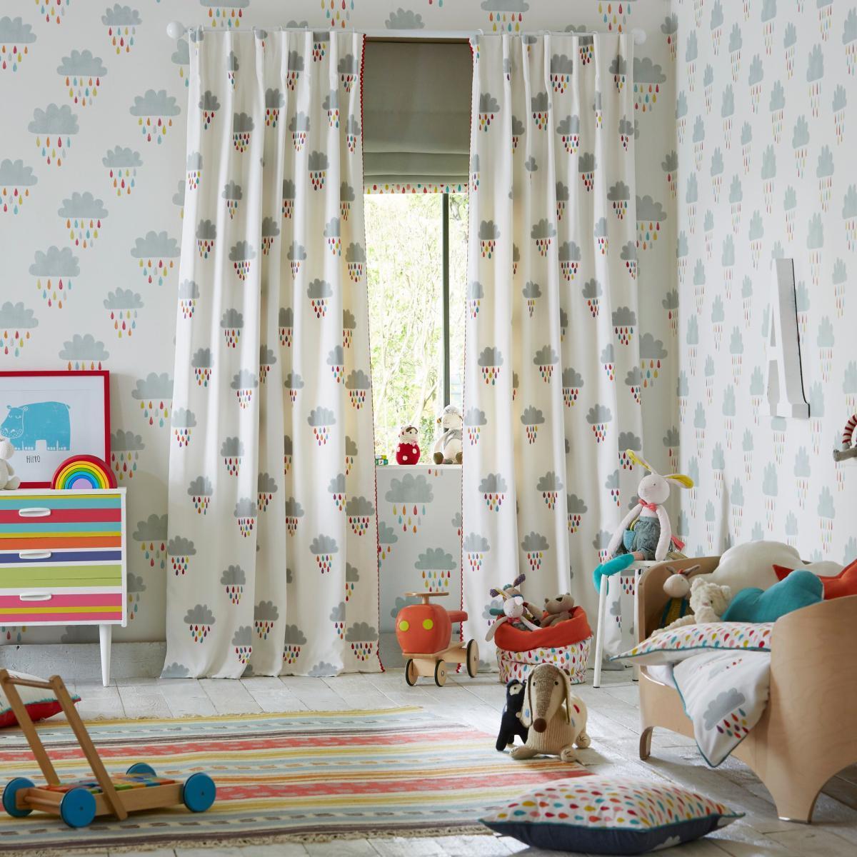 April Showers Wallpaper 111269 by Scion in Citrus Lagoon Poppy Roll – image 2