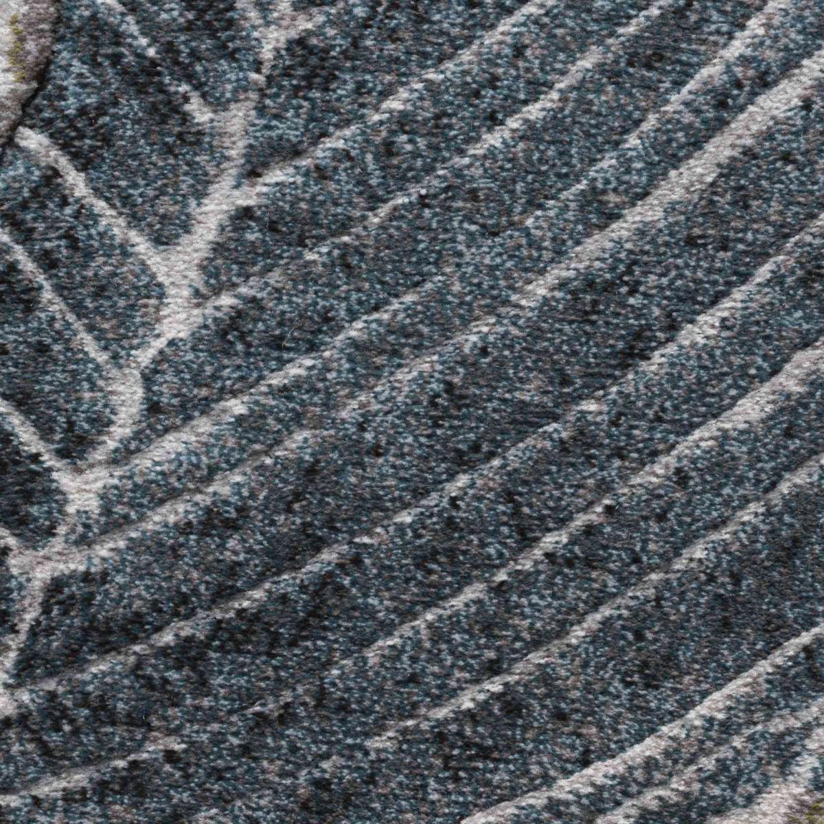 Galleria Modern Botanical Leaf 63727 5240 Rugs in Blue – image 2
