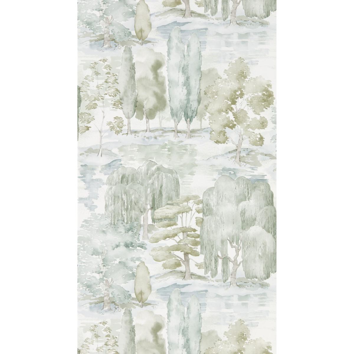 Waterperry Wallpaper 216283 by Sanderson in Willow Olive Roll – image 2