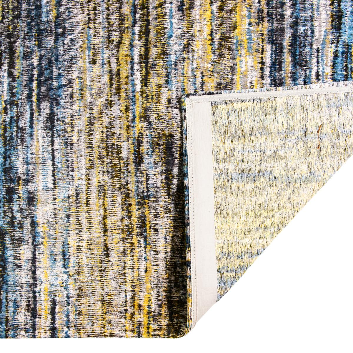 Louis De Poortere Designer Rugs Sari 8873 in Blue Yellow Mix 200x280cm – image 2