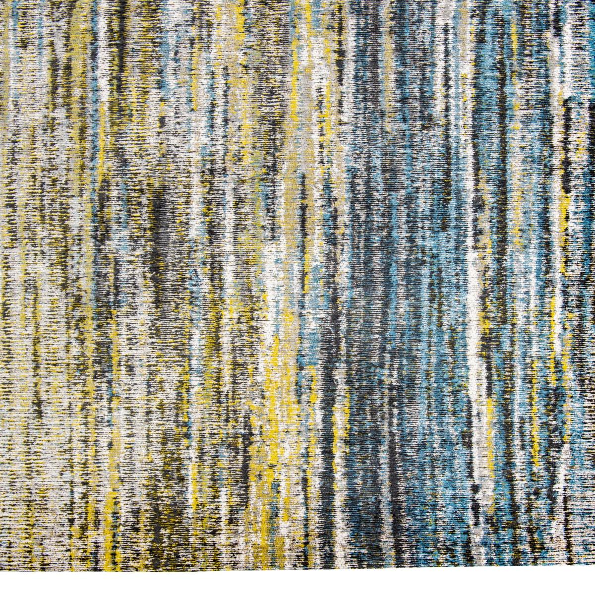 Louis De Poortere Designer Rugs Sari 8873 in Blue Yellow Mix 200x280cm – image 4