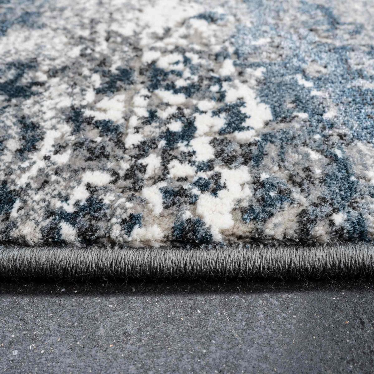 Canyon 52059 5747 Textured Abstract Rugs in Blue – image 2