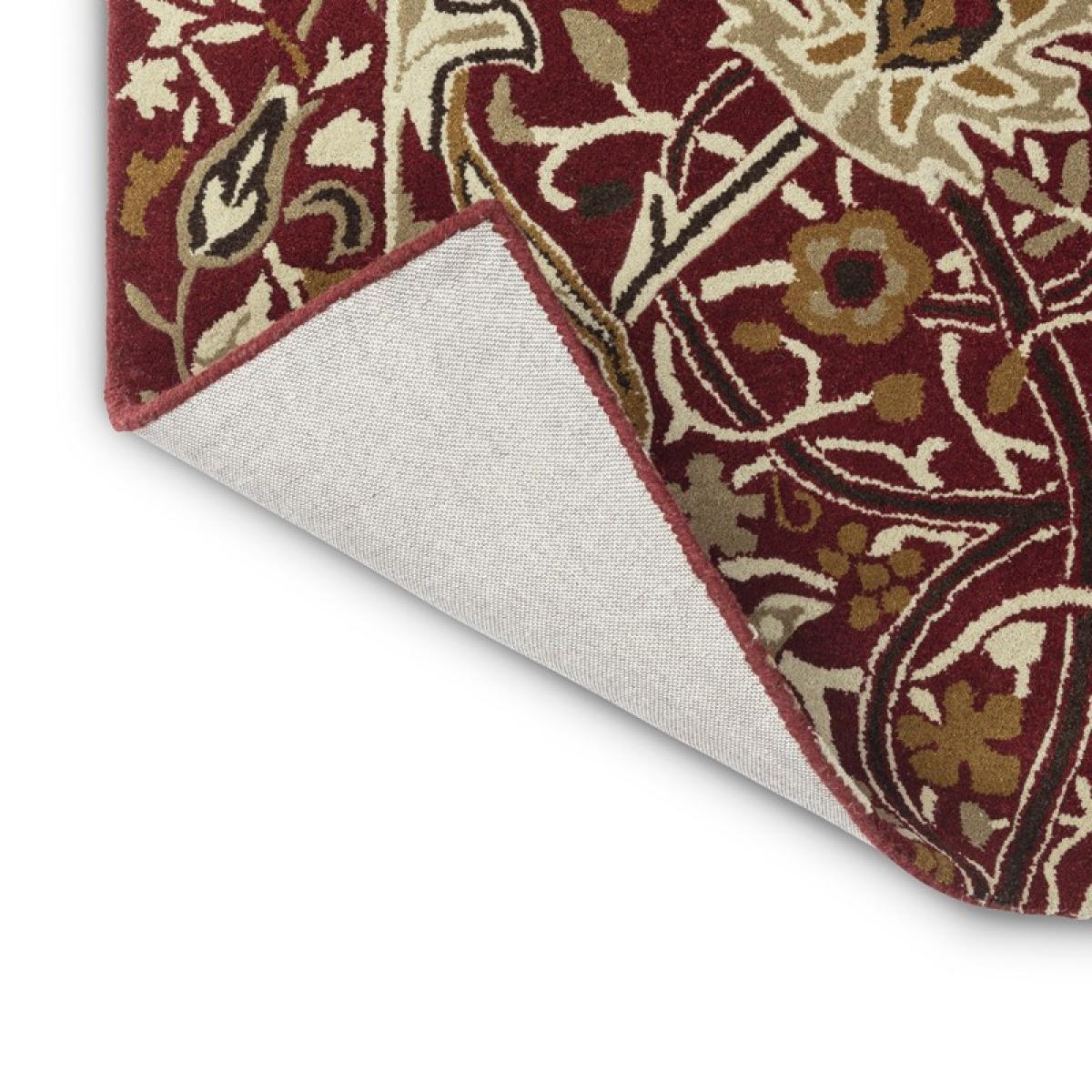 Bullerswood Runner Rugs 127300 in Red Gold By William Morris 67x230cm – image 3
