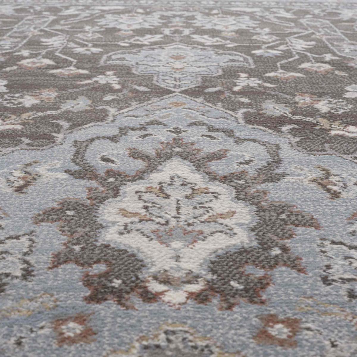 Da Vinci Traditional Medallion Rugs 57267 3255 in Brown240x340cm – image 4
