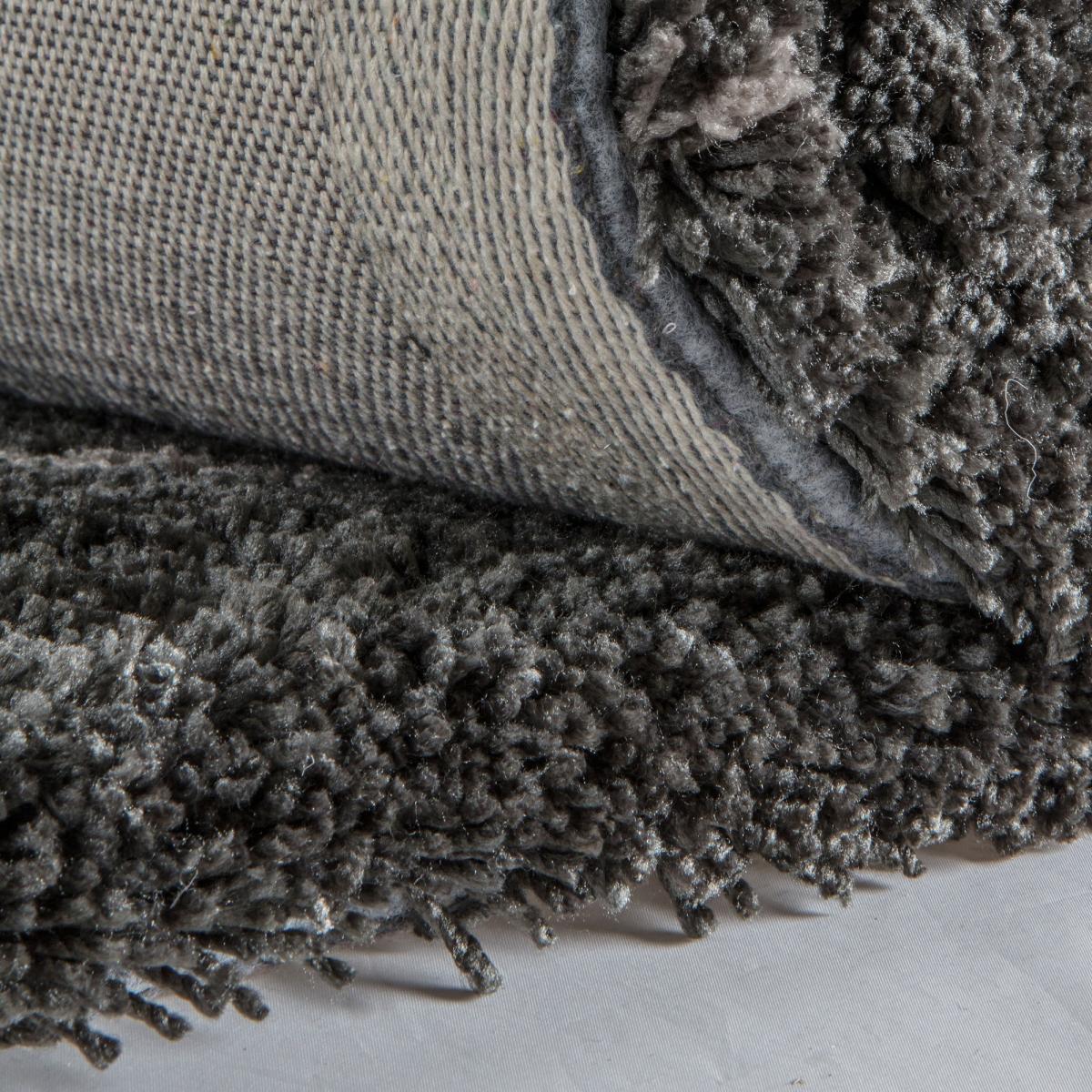 Constance Boho Diamond Shaggy Rugs in Grey By Luxe Tapi 120x170cm – image 3