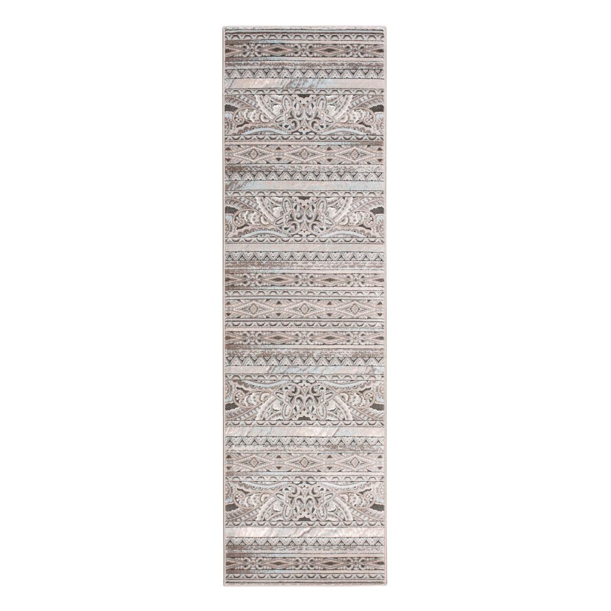 Karma Hallway Runners KRM03 in Stone 66x229cm – image 4