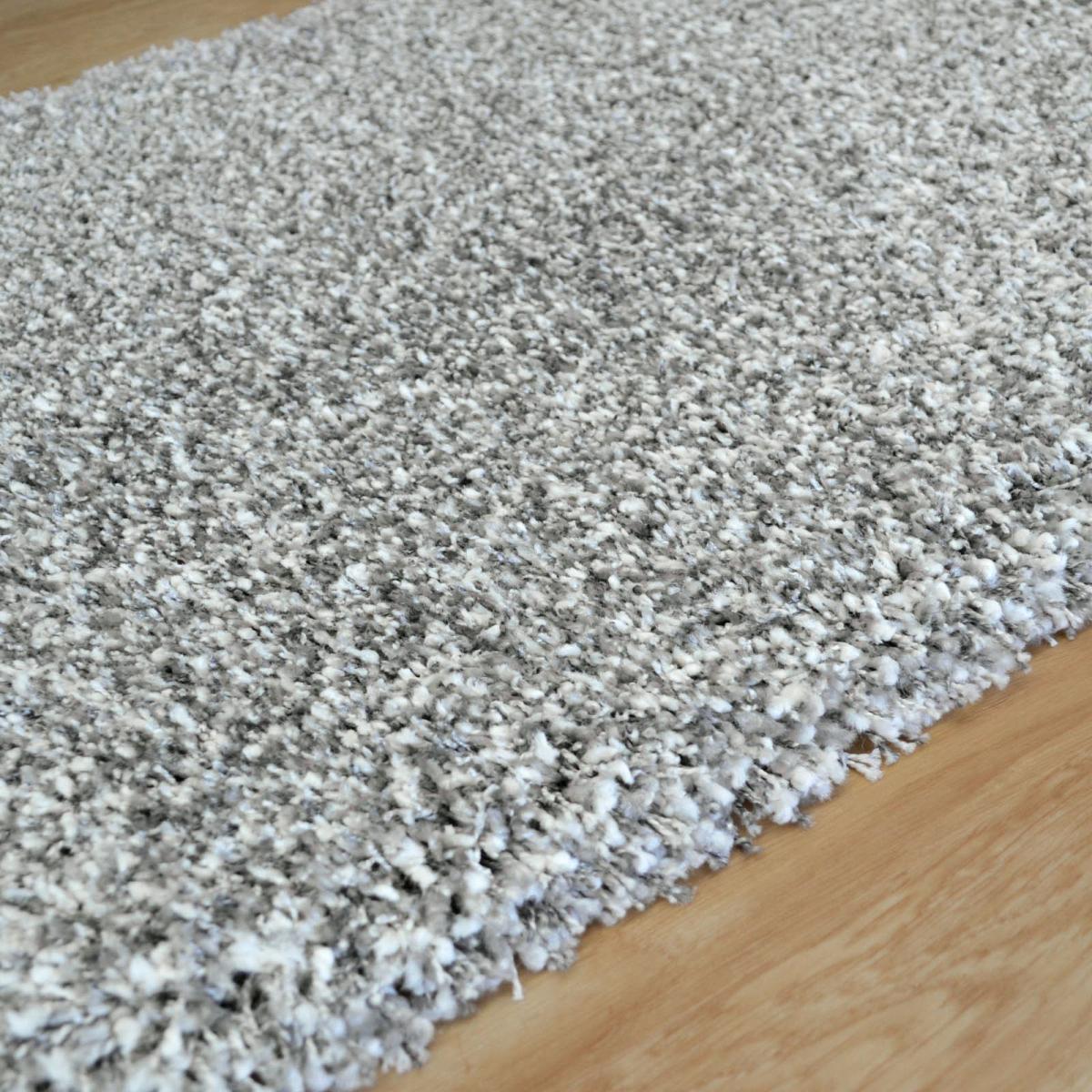 Twilight Speckled Shaggy Runner Rugs 39001 6699 in Silver 80x230cm – image 3