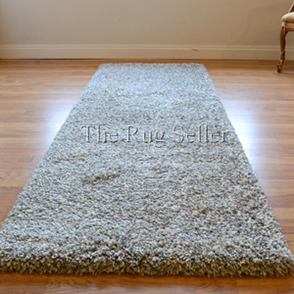 Twilight Speckled Shaggy Runner Rugs 39001 6699 in Silver 80x230cm – image 5