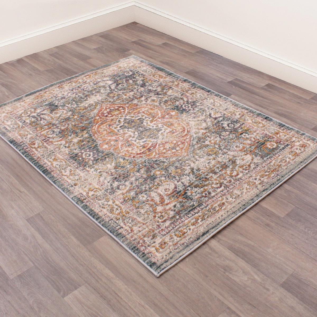 Nova 8881 Traditional Rugs in Green – image 2