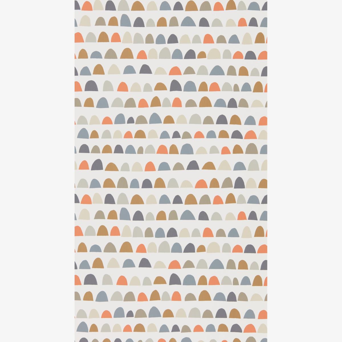 Priya Wallpaper 111297 by Scion in Nutmeg Paprika Jet Roll