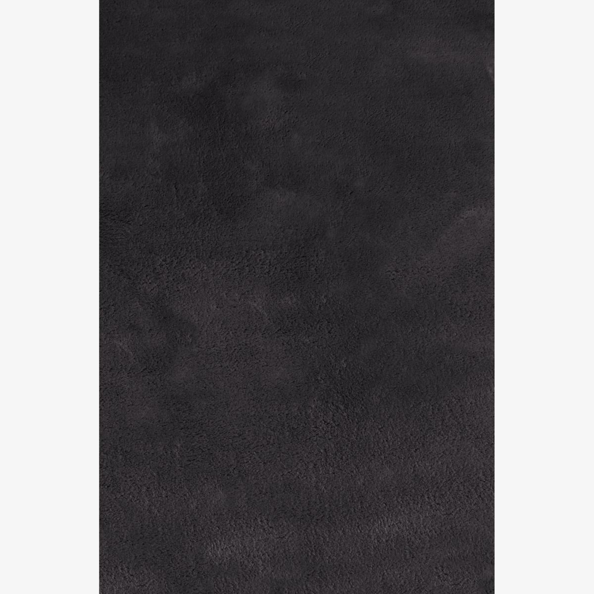 Lulu Modern Plain Shaggy Rugs in Charcoal Grey – image 1