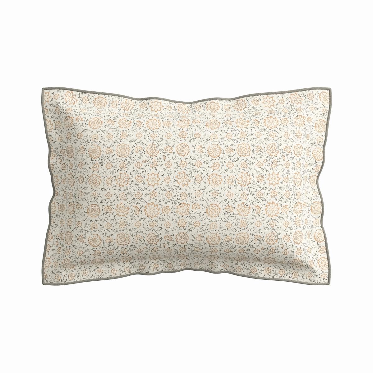 Kerala Floral Bedding by V&A in Ivory & Slate Grey 140x200cm – image 3