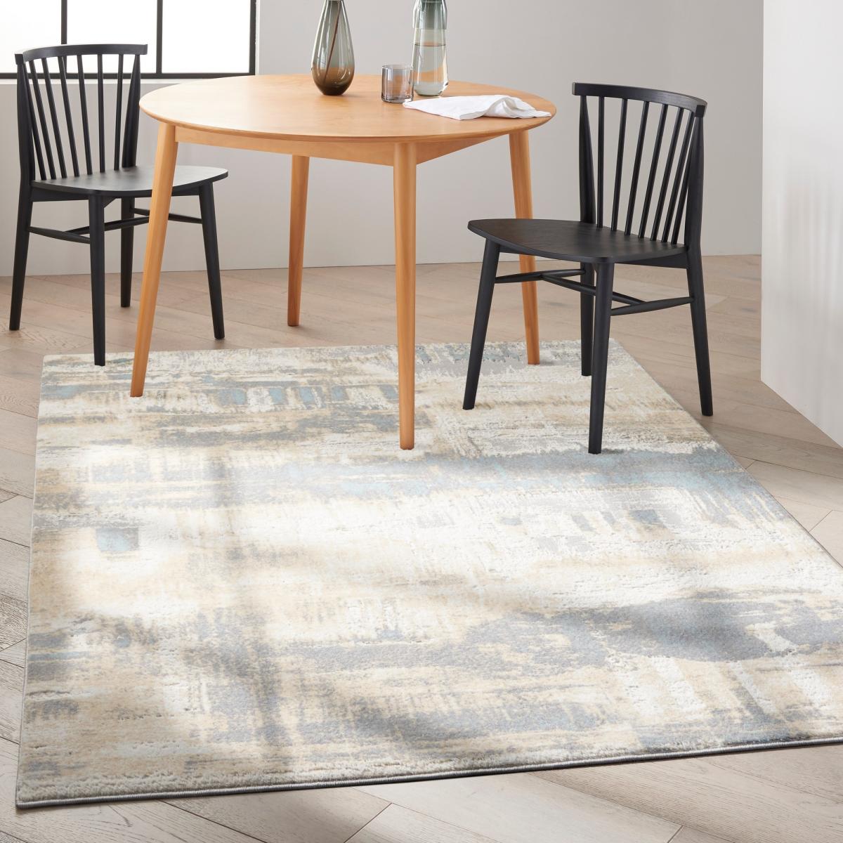 CK005 Enchanting ECH02 Rug by Calvin Klein in Ivory Seaglass – image 1