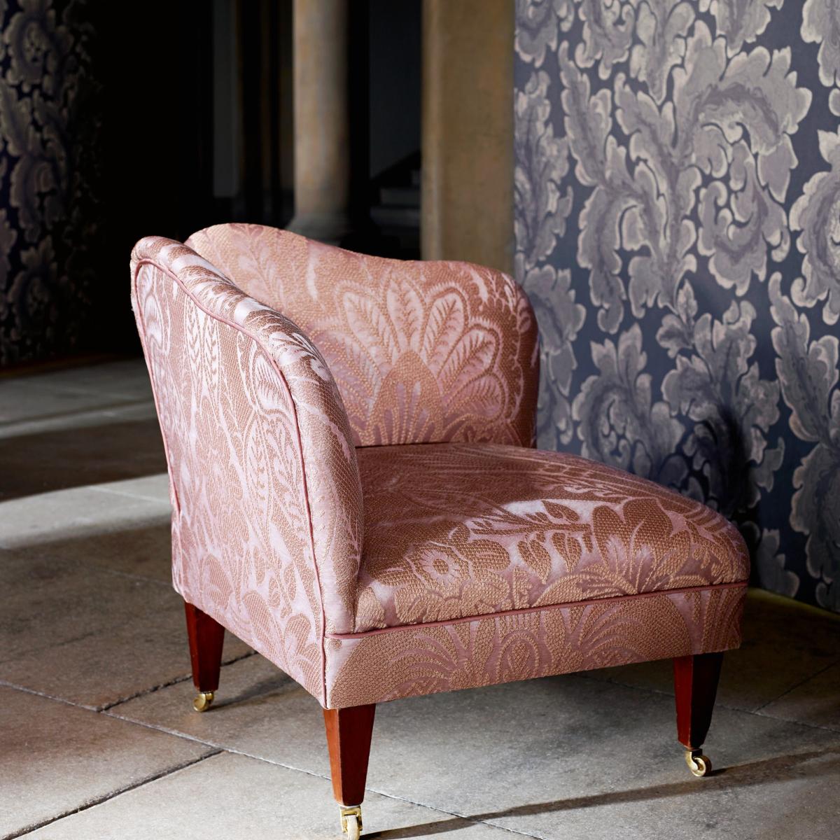 Acantha Wallpaper 312620 by Zoffany in Ink Blue Roll – image 3