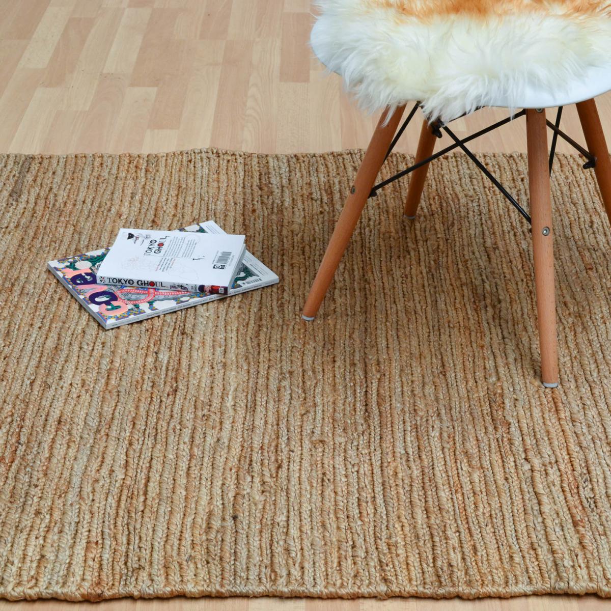 Jute Soumak Natural Woven Modern Rugs in Natural&nbsp;160x230cm – image 5