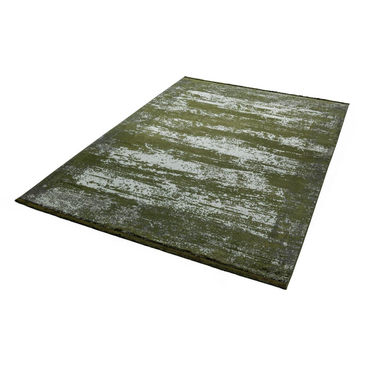 Athera Distressed Border Rugs in AT01 Emerald Green – image 2