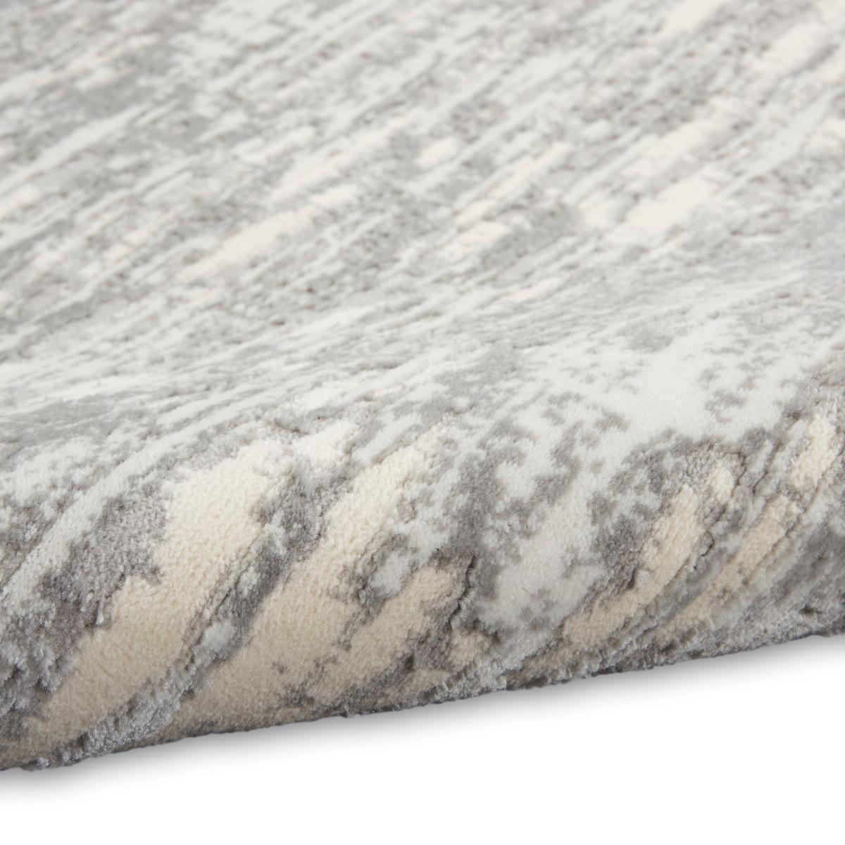 CK005 Enchanting ECH03 Runner Rug by Calvin Klein in Grey Beige 69x221cm – image 3