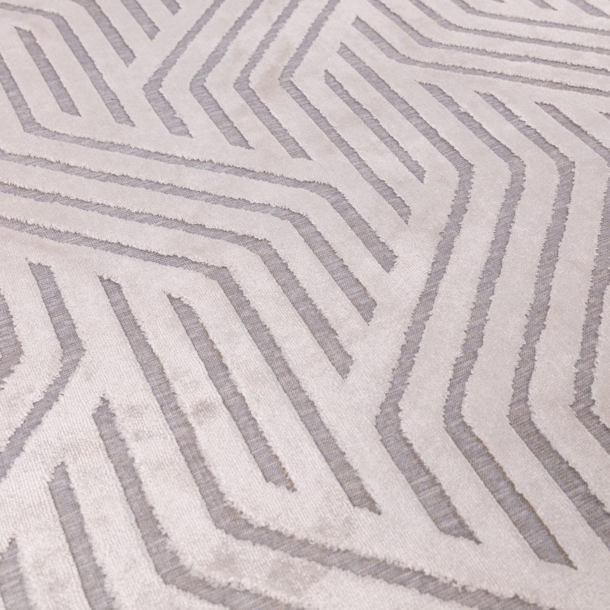 Glaze Data Geometric Modern Rugs in Silver Grey200x290cm – image 2