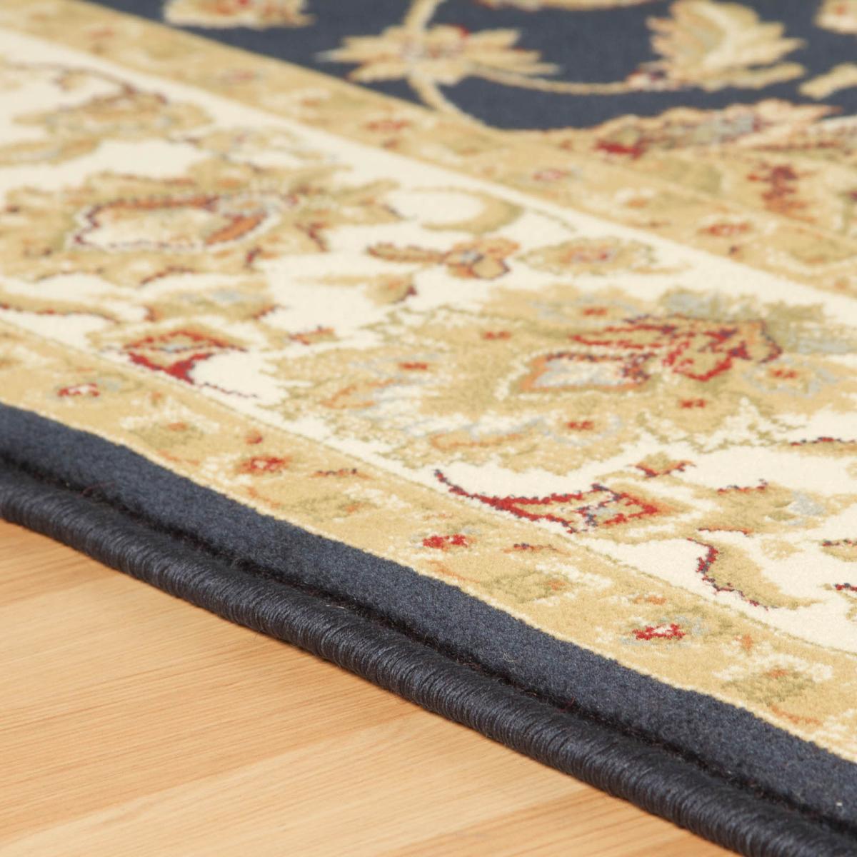 Kendra Traditional Bordered Rugs 3330B in Navy Blue – image 2