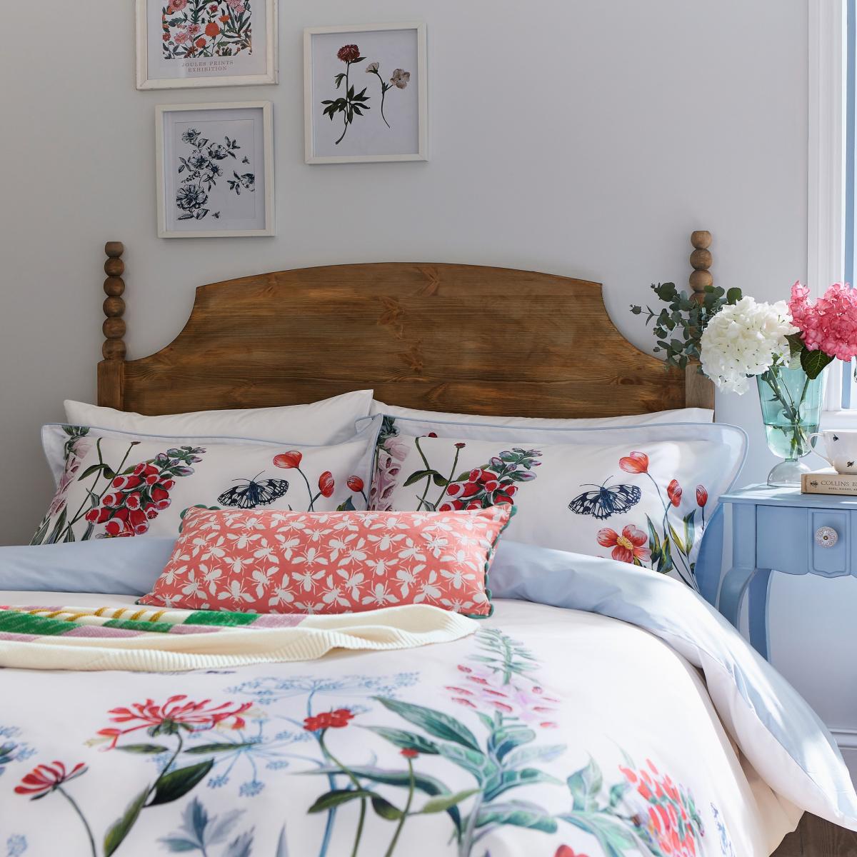 Permaculture Border Cotton Bedding Set By Joules in Multi 230x220cm – image 4