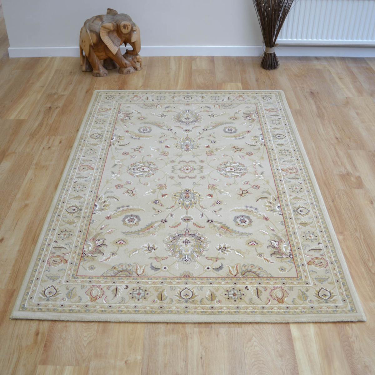 Noble Art Traditional Bordered Rugs 65124 190 in Ivory 135x200cm – image 1