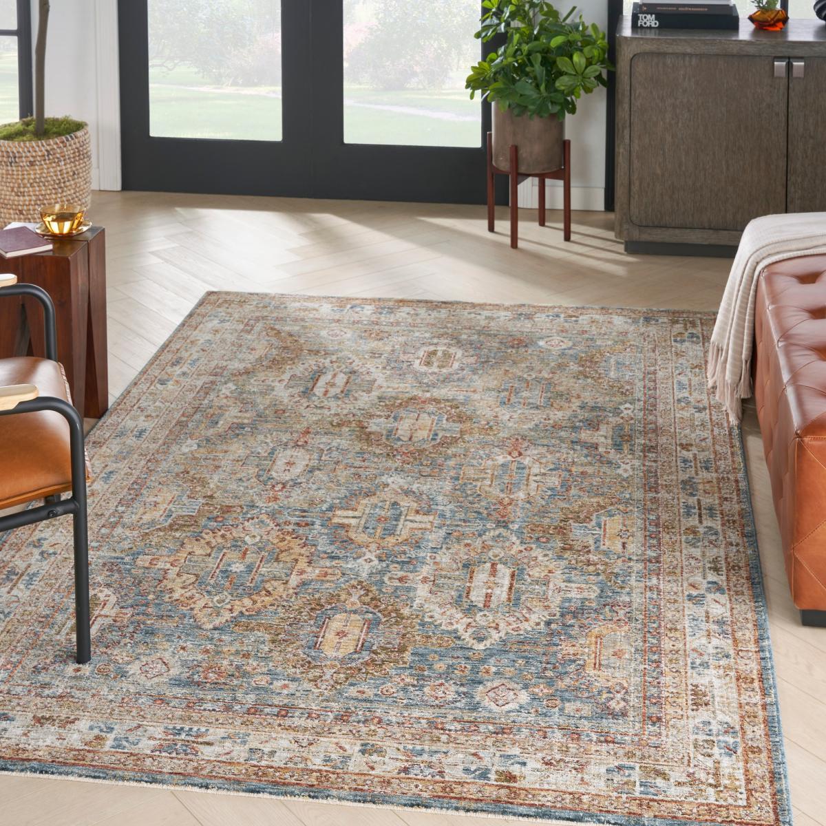 Sahar SHR01 Traditional Persian Rugs by Nourison in Blue239x315cm – image 1