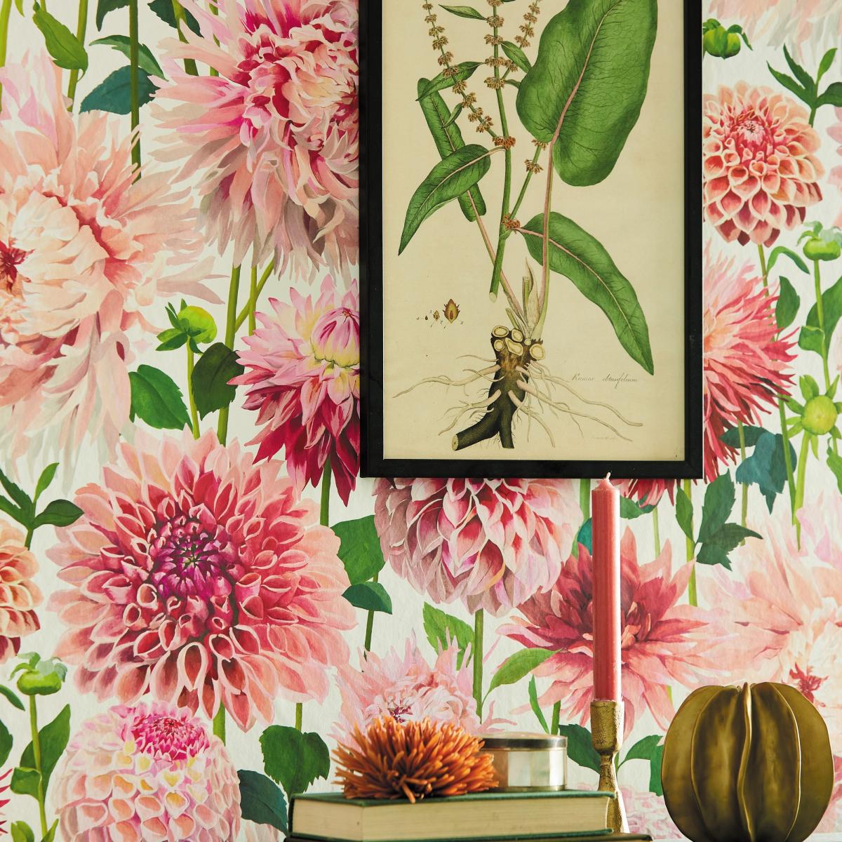 Dahlia Wallpaper 2112843 by Harlequin in Blossom Emerald New Beginnings Roll – image 2