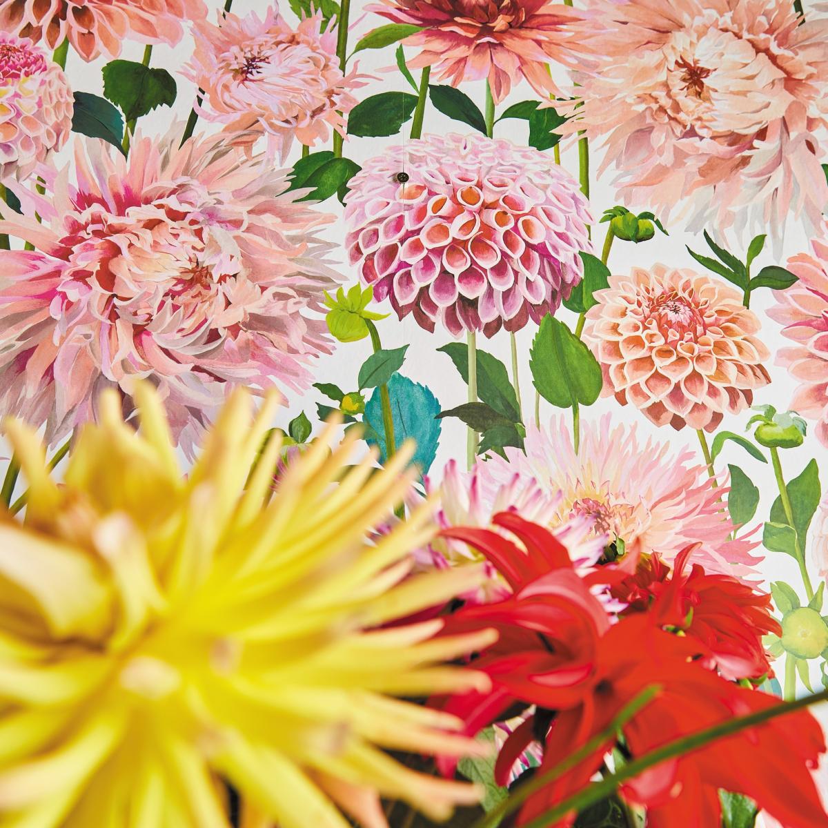 Dahlia Wallpaper 2112843 by Harlequin in Blossom Emerald New Beginnings Roll – image 4