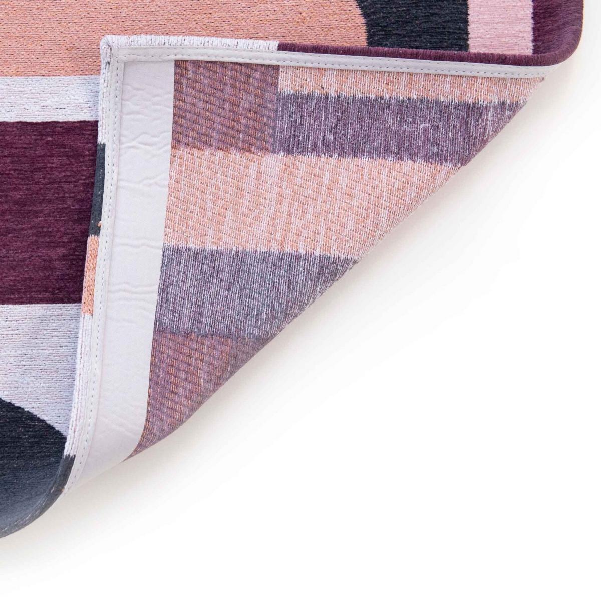Louis De Poortere Geometric Nuance Module Rugs 9209 in Pink Rohe 200x280cm – image 3
