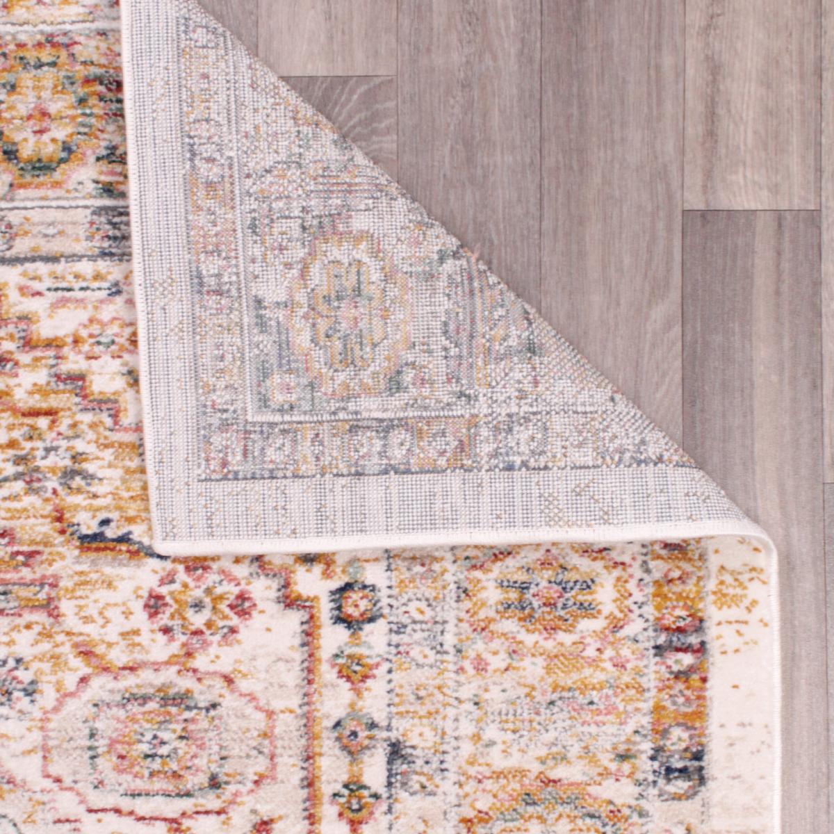 Nova 8879 Traditional Rugs in Cream White 80x150cm – image 3