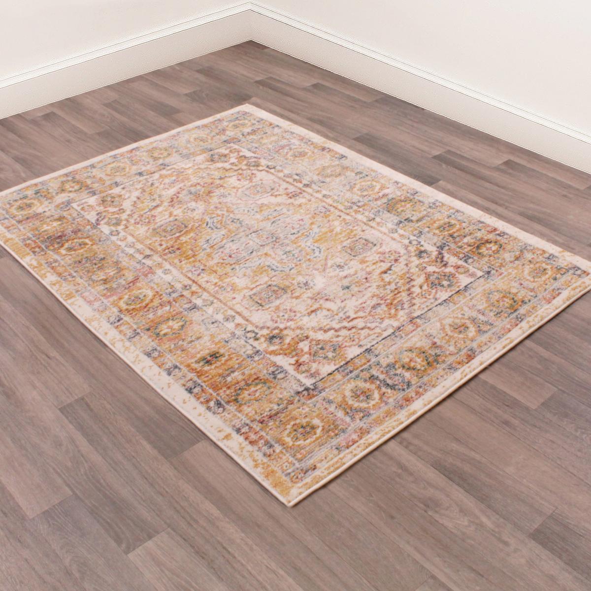 Nova 8879 Traditional Rugs in Cream White 80x150cm – image 1