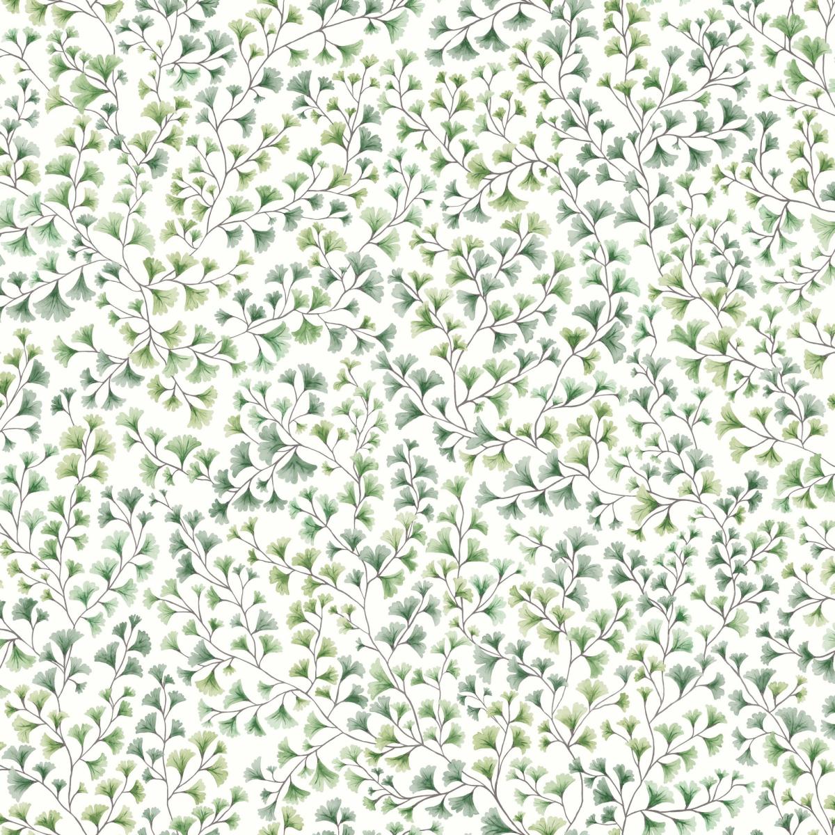Maidenhair Wallpaper 6018 by Cole & Son in Olive Green Roll – image 1