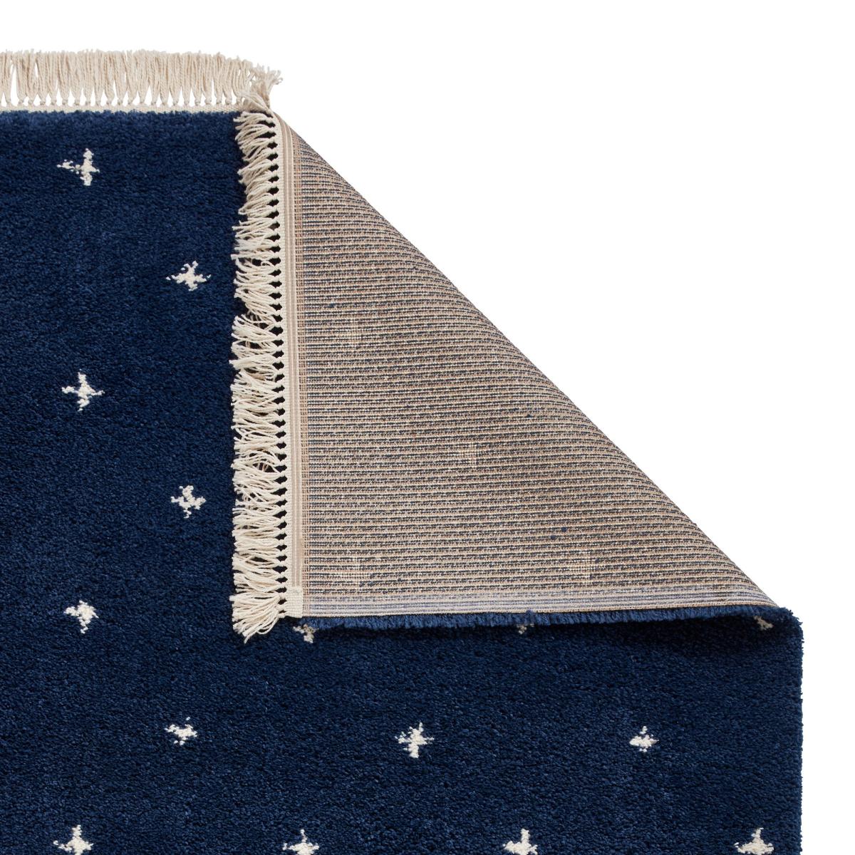 Boho A475 Dotty Rugs in Navy Blue 120x170cm – image 4