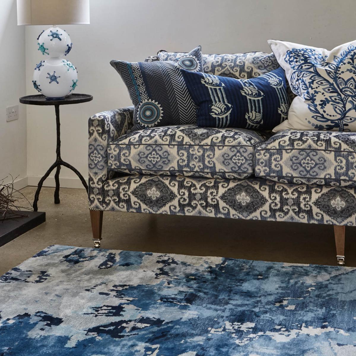 The Big Blue rugs by William Yeoward 300x425cm – image 3