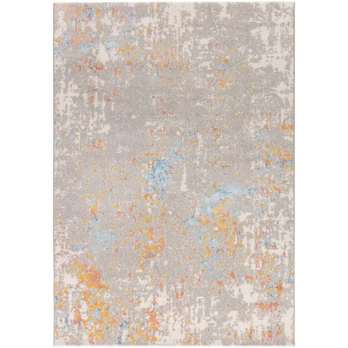 City Modern Abstract Rugs 466117 AK990 in Taupe Multi 135x200cm – image 4