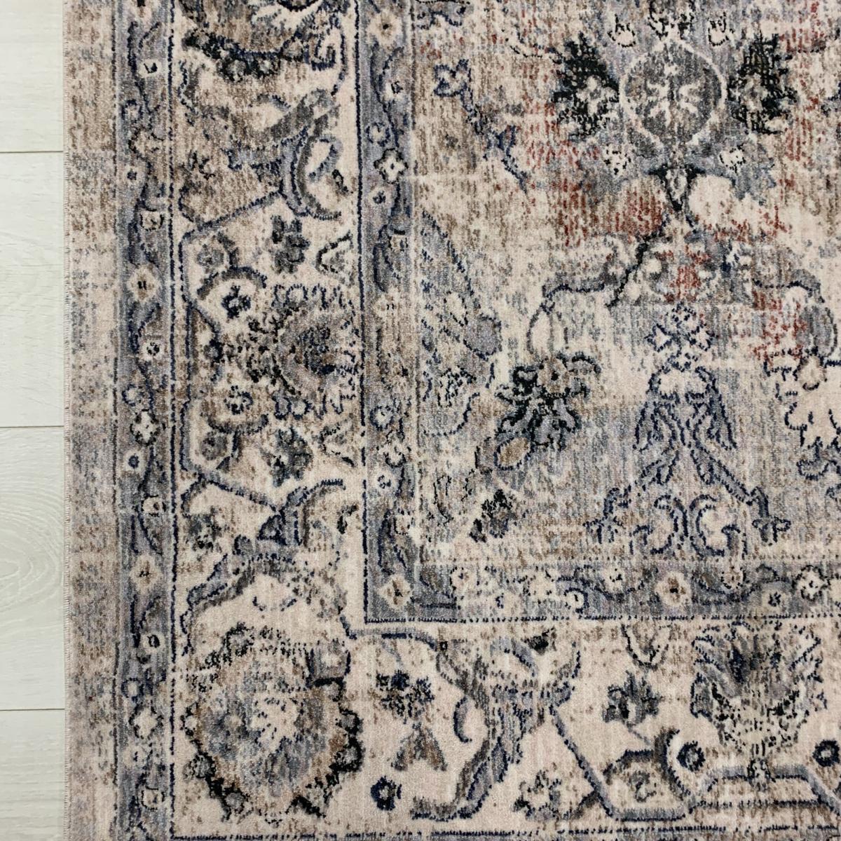 Anatolia Chobi Traditional Floral Rugs in Grey Cream – image 2