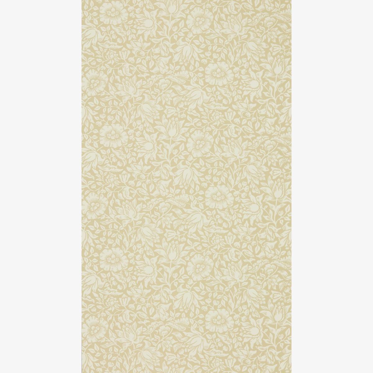 Mallow Wallpaper 216677 by Morris & Co in Soft Gold Roll