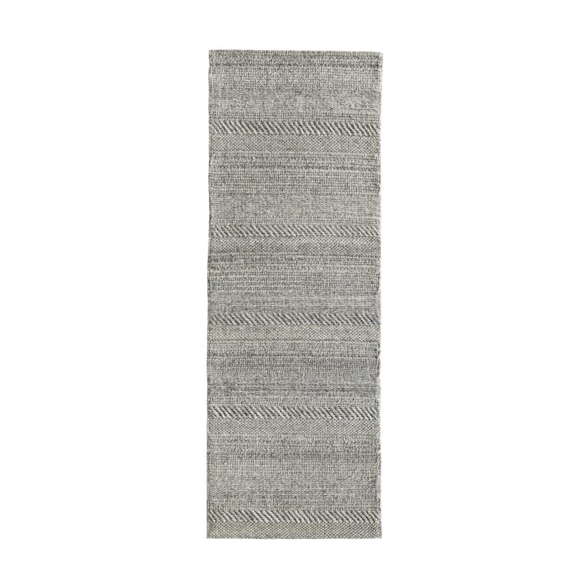 Chunky Knit Wool Hallway Runners Handwoven in Natural Grey&nbsp;67x200cm – image 4