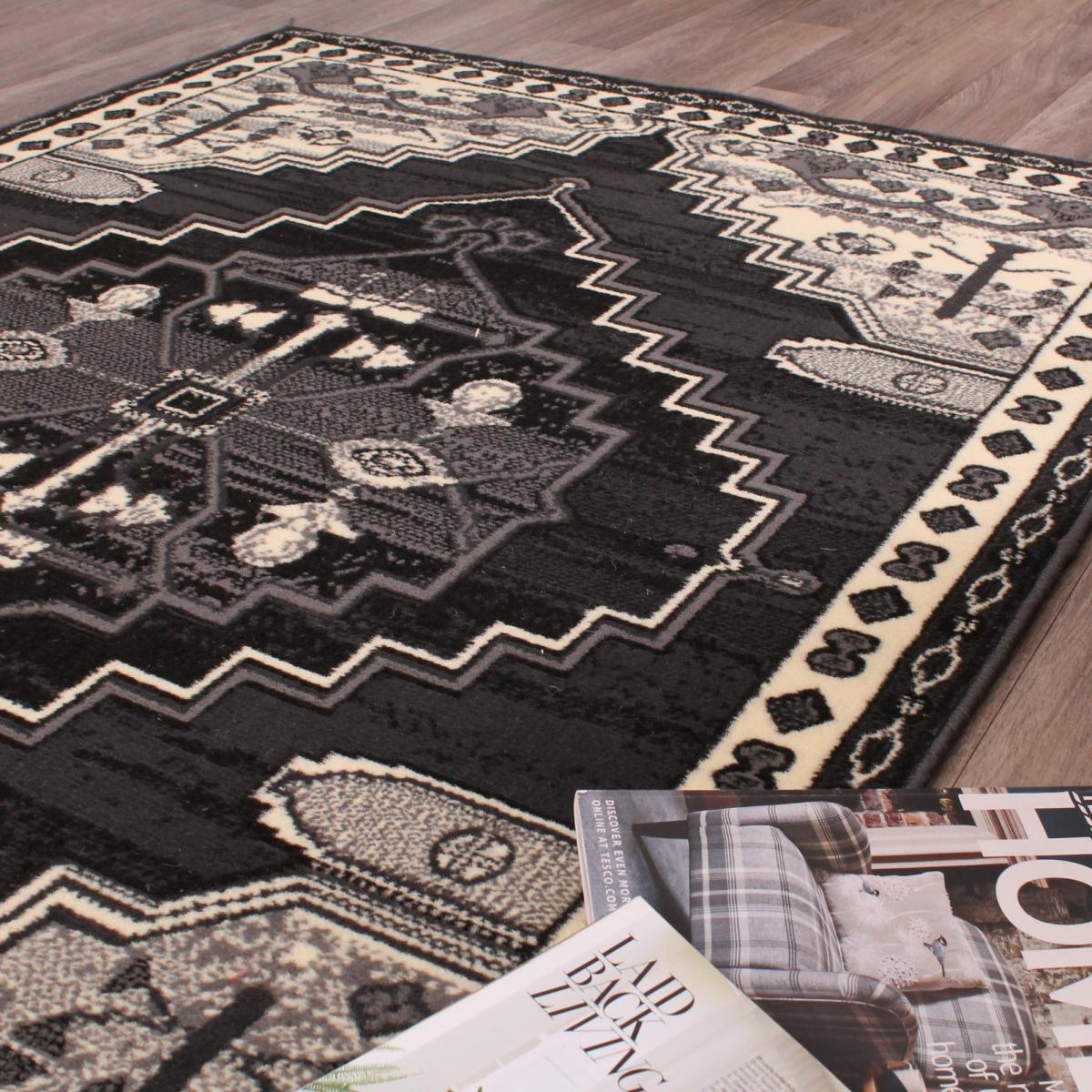 Peking Rugs in Dark Grey by Rugstyle 160x230cm – image 2
