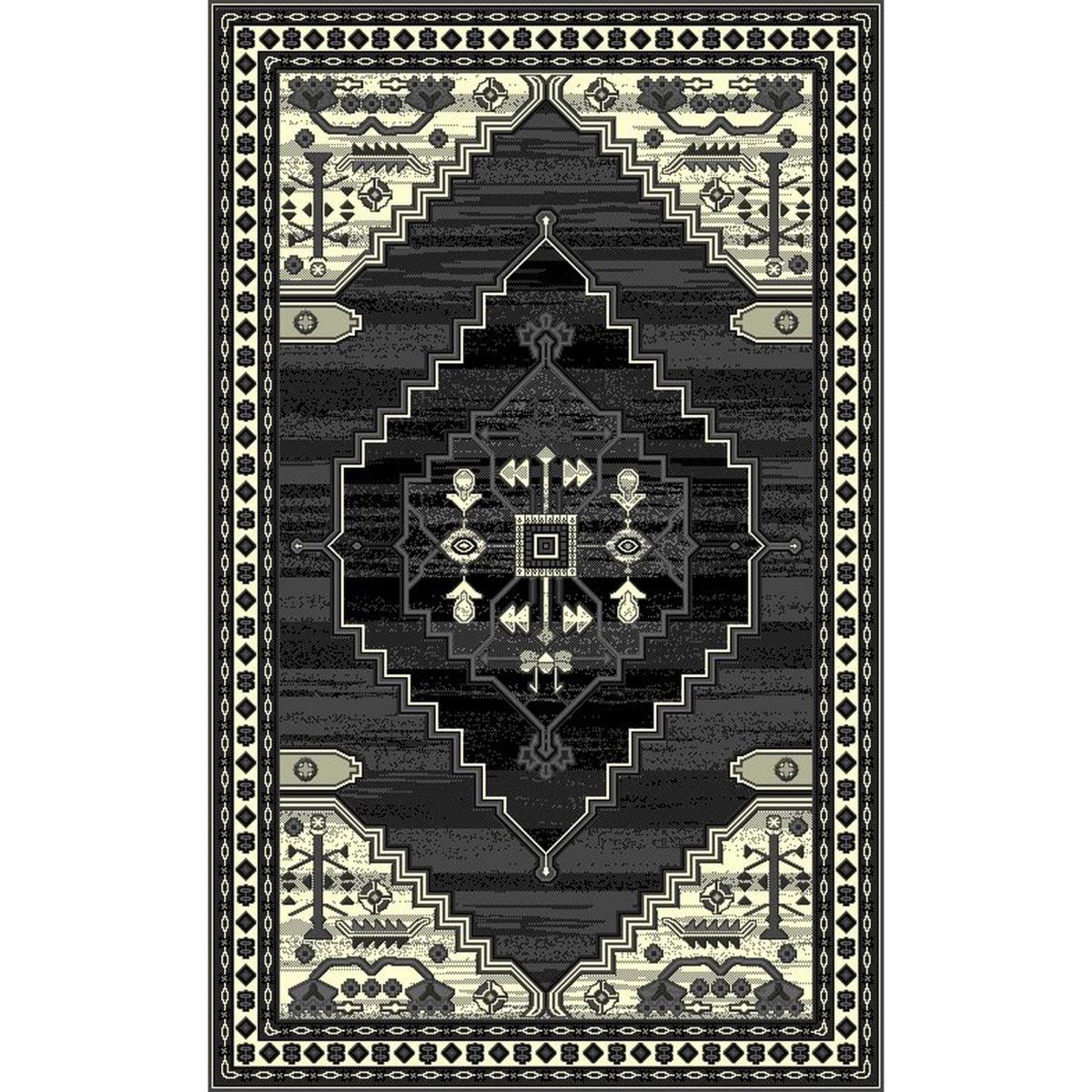 Peking Rugs in Dark Grey by Rugstyle 160x230cm – image 3
