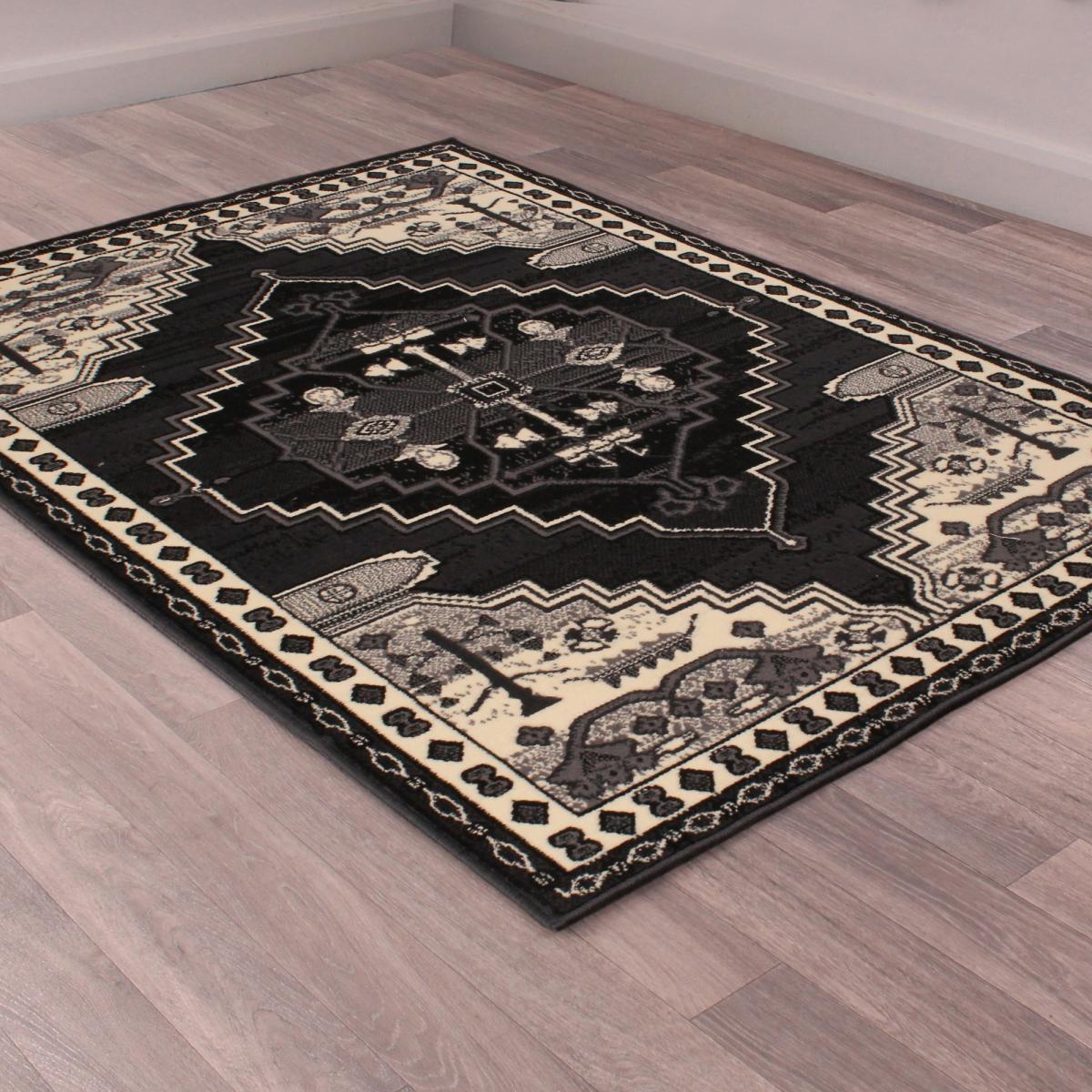 Peking Rugs in Dark Grey by Rugstyle 160x230cm – image 1