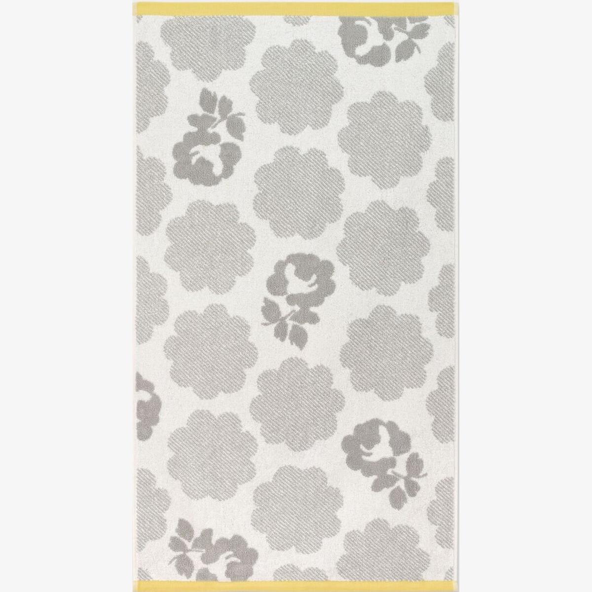 Freston Rose Floral Towels By Cath Kidston in Grey 70x125cm – image 1
