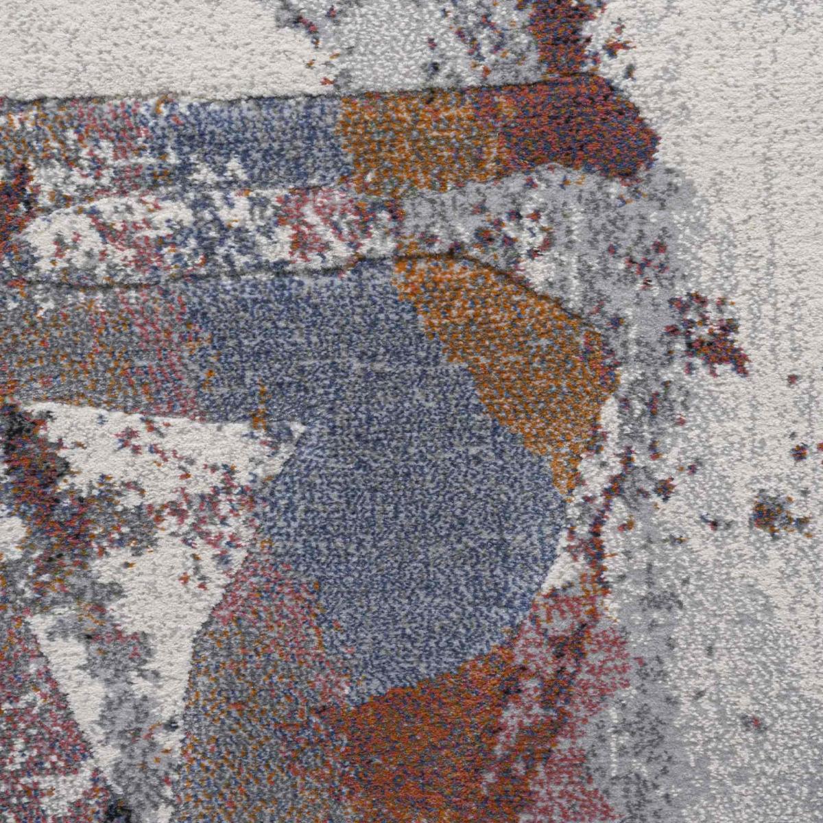 Galleria Modern Abstract Rugs 63797 6626 in Cream White160x230cm – image 2