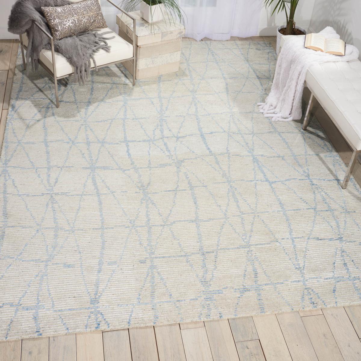 Ellora Rugs ELL02 in Sky by Nourison 297x419cm – image 4