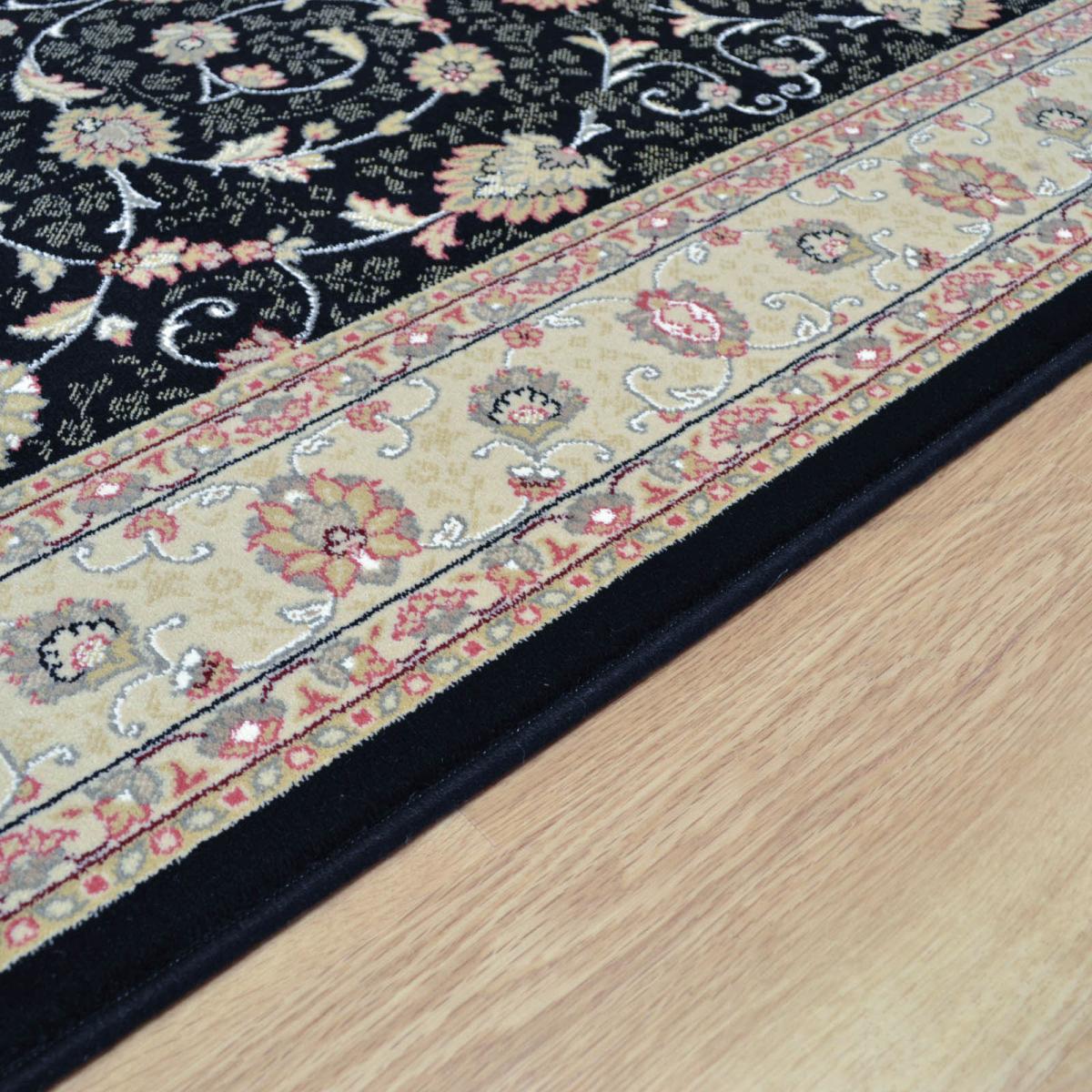 Noble Art Traditional Bordered Rugs 6529 090 in Black 160x230cm – image 3