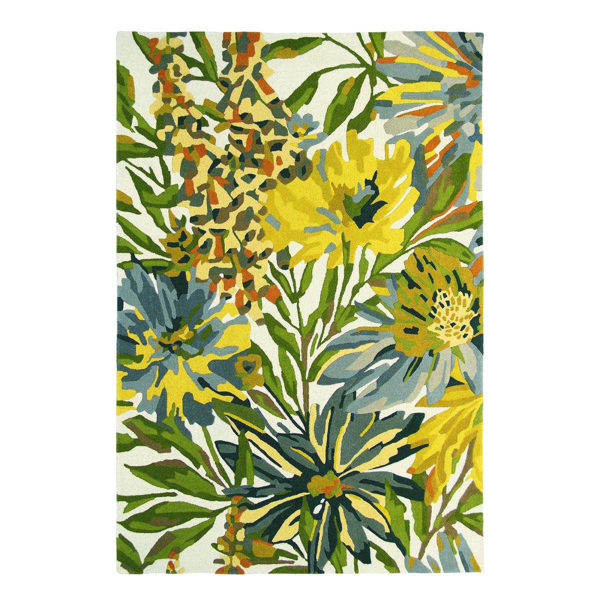 Floreale Rugs 44906 Modern Floral Bright Wool Rugs in Maize by Harlequin 200x280cm – image 5