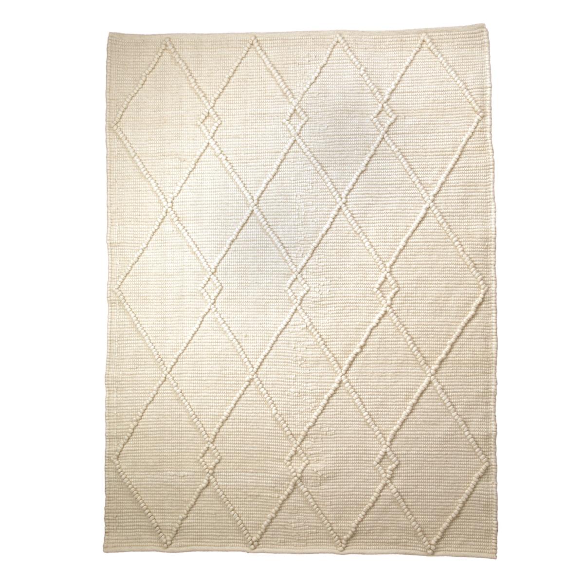 Saffron Boho Wool Rugs in Cream160x230cm – image 3